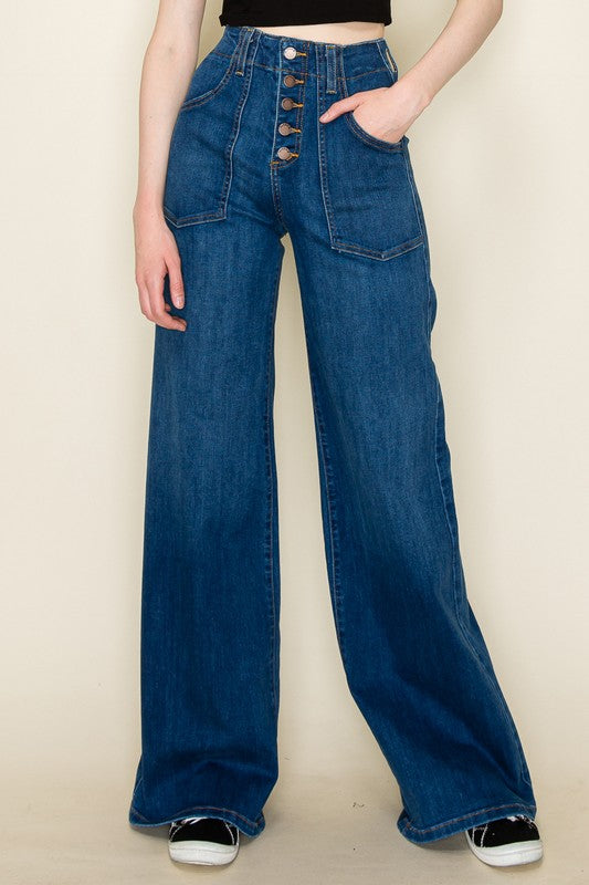 Wide leg, denim pants, jeans, western
