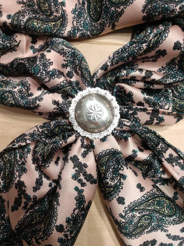 Retro Dusty Rose Pink Paisley Wild Rags