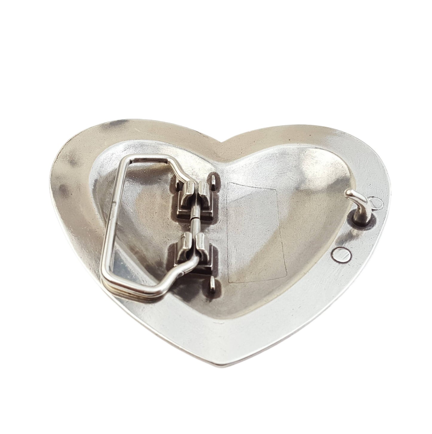 Western Heart Buckle with Vintage Leather belt