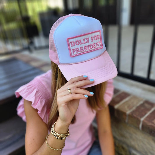 Dolly For President Trucker