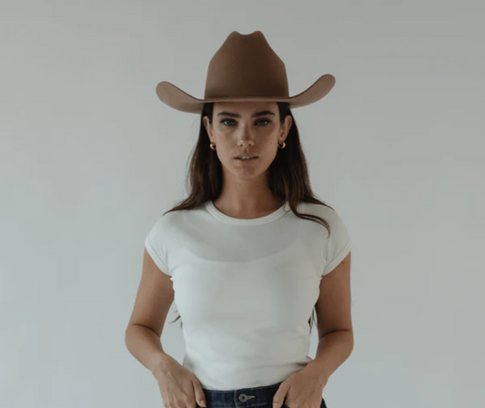 Teddy Cattleman - Brown (Pricing does not include custom hat band)